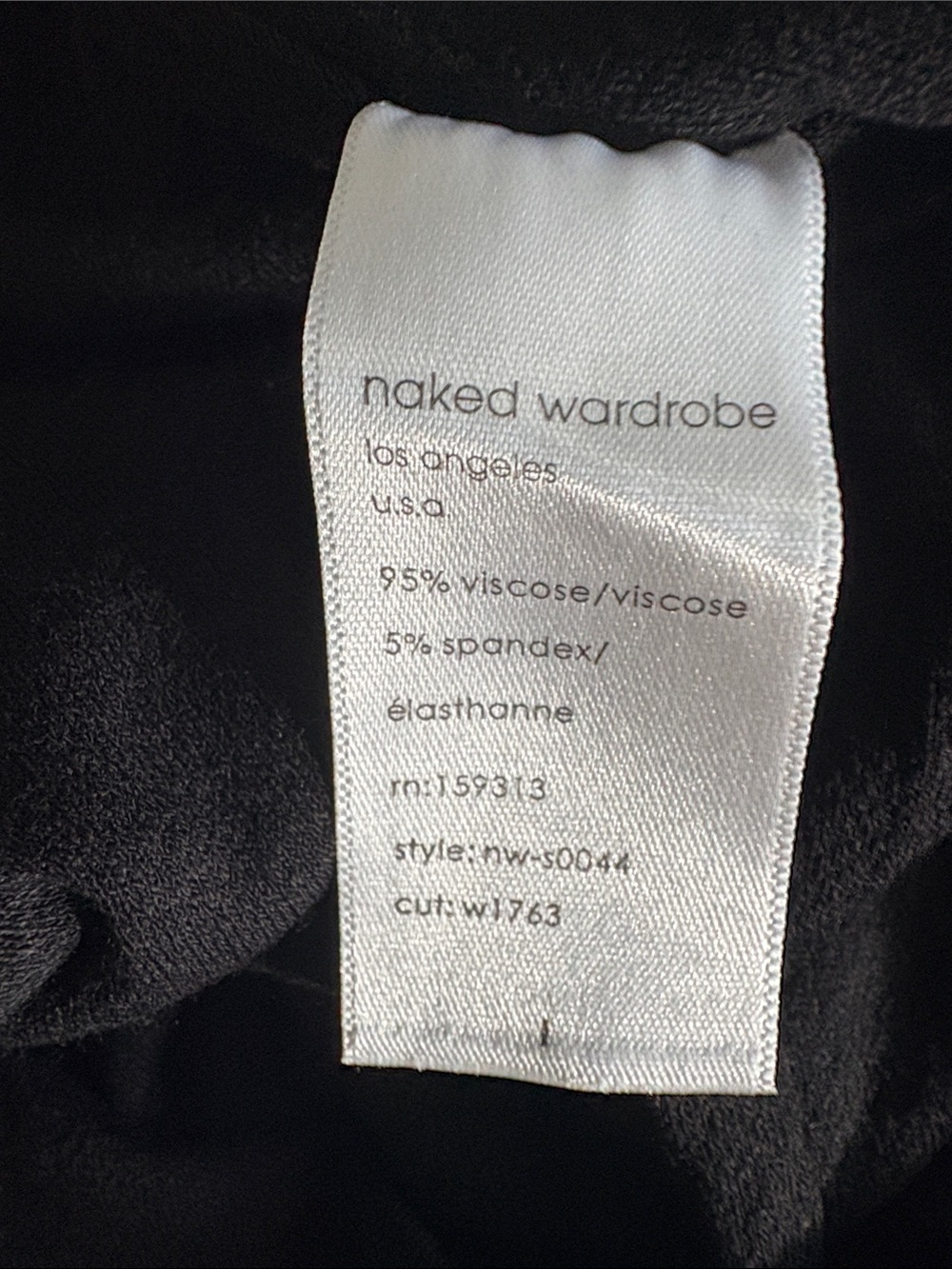 naked wardrobe Black Midi Pencil Skirt NWOT - Picture 7 of 7